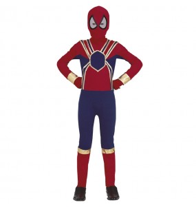 Disfarce de Spiderman Iron para menino