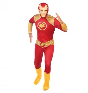 Disfarce Super Herói Flash adulto divertidíssimo para qualquer ocasião