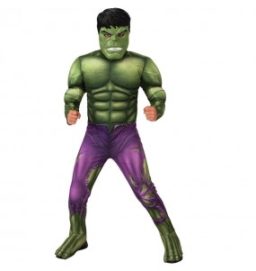 Disfarce de Super-herói de luxo Hulk para menino