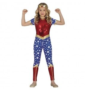 Disfarce de Superheroína Wonder Woman para menina