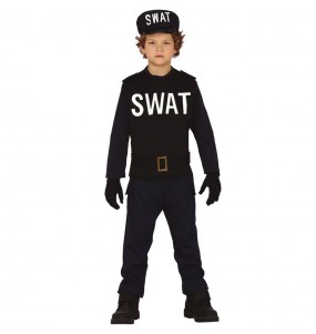 Fato de SWAT de motins para menino