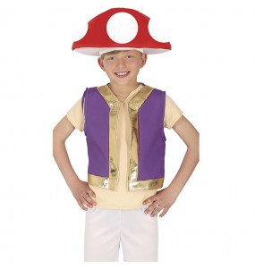 Disfarce de Toad de Super Mario para menino