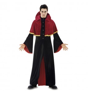 Fato de Vampiro Religioso adulto para a noite de Halloween 