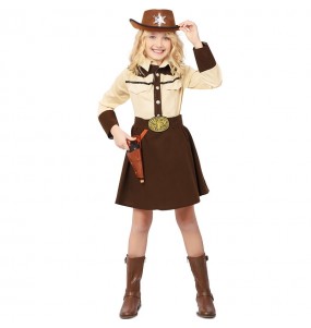 Disfarce de Cowgirl Xerife do Oeste para menina