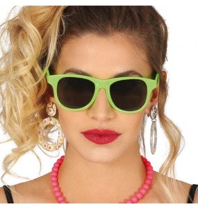 Óculos de néon verdes