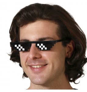 Óculos de sol Thug Life pixelizados
