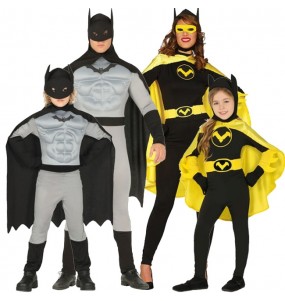 Disfarces de Super-heróis Morcegos para grupos e famílias