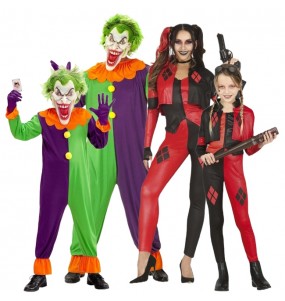 Disfarces de vilões do Joker para grupos e famílias