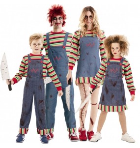 Disfarces de Bonecas Chucky diabólicas para grupos e famílias