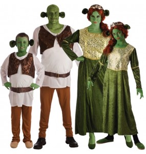 Disfarces de Shrek para grupos e famílias