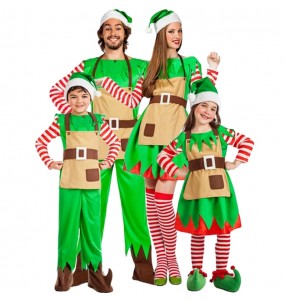 Disfarces de Elfos de Natal para grupos e famílias