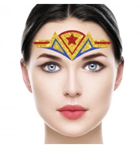 Bijutaria facial super-heroína para completar o seu disfarce