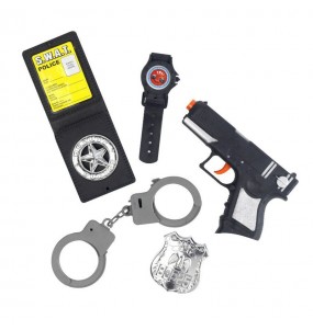 Kit de Acessórios para Polícia para completar o seu disfarce
