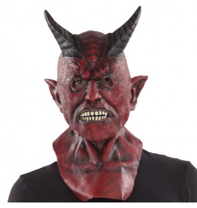 Máscara Demônio Infernal para completar o seu fato Halloween e Carnaval