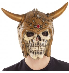 Máscara esqueleto viking para completar o seu fato Halloween e Carnaval