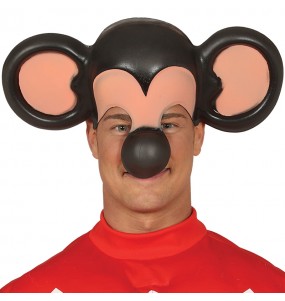 Máscara Mickey Mouse para completar o seu fato Halloween e Carnaval