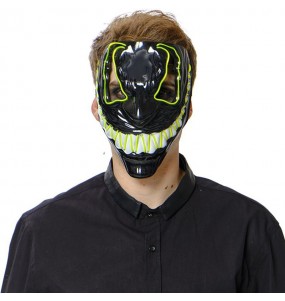 Máscara Mr. Evil com luz A Purga para completar o seu disfarce assutador