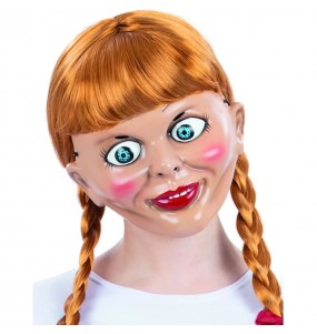 Máscara Annabelle Doll para completar o seu disfarce assutador