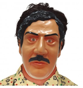 Máscara Pablo Escobar para completar o seu fato Halloween e Carnaval