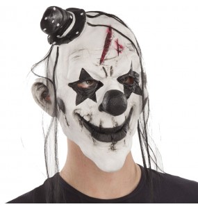 Máscara palhaço maníaco para completar o seu fato Halloween e Carnaval