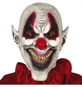 Máscara palhaço sarcástico para completar o seu fato Halloween e Carnaval