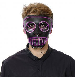 Máscara Perturbado com luz A Purga para completar o seu disfarce assutador