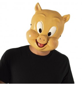 Máscara Porky Pig para completar o seu disfarce