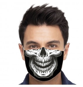 Máscara Esqueleto de proteção para adulto