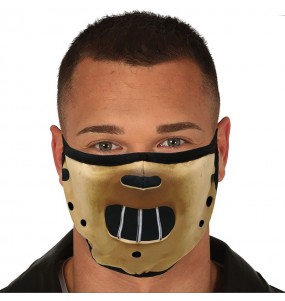 Máscara Hannibal Lecter de proteção para adulto