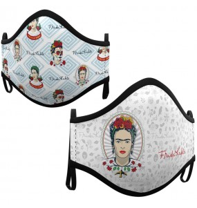 Máscara Frida Kahlo de proteção para crianças