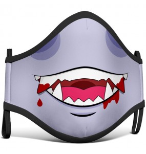 Máscara Vampiro Cartoon de proteção para crianças
