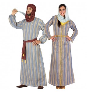 O casal Árabes do deserto original e engraçado para se disfraçar com o seu parceiro