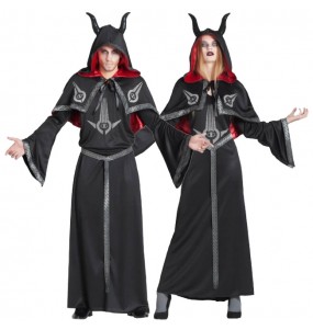 O casal Demónios da Escuridão original e engraçado para se disfraçar com o seu parceiro
