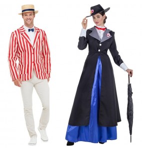 O casal Bert e Mary Poppins original e engraçado para se disfraçar com o seu parceiro
