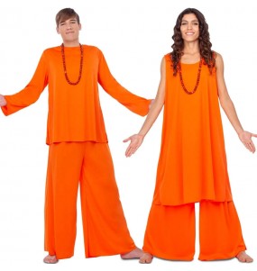 O casal Budistas Hare Krishna original e engraçado para se disfraçar com o seu parceiro