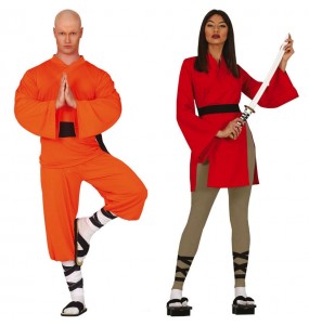 Fatos de casal Guerreiros Shaolin