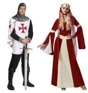 Fatos de casal Reis medievais deluxe