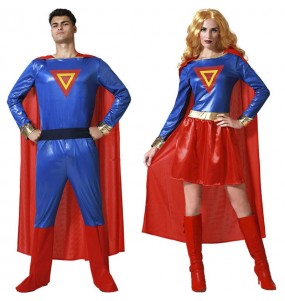 Fatos de casal Super-heróis clássicos de banda desenhada