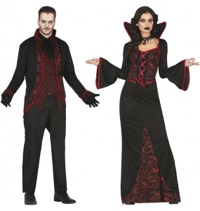 Fatos de casal Vampiros da Transilvânia