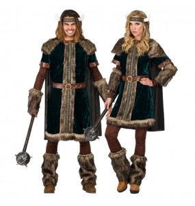 O casal Vikings Nórdicos original e engraçado para se disfraçar com o seu parceiro