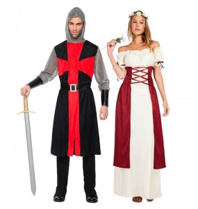 O casal Medievais original e engraçado para se disfraçar com o seu parceiro