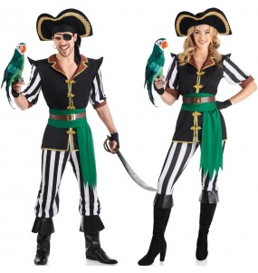 Fatos de casal Piratas saqueadores