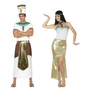 O casal Reis do egipto original e engraçado para se disfraçar com o seu parceiro