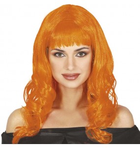 Peruca Barbie com cabelo laranja para completar o seu disfarce