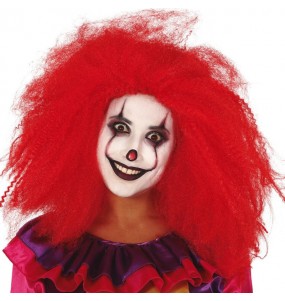A Peruca Killer Clown Mulher mais engraçada para festas de fantasia