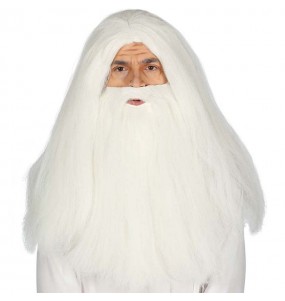 A Peruca Mago Gandalf com barba mais engraçada para festas de fantasia