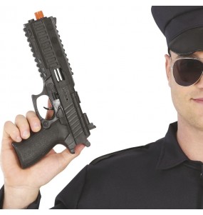 Pistola de polícia para completar o seu disfarce