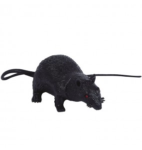 Rato de látex 15 cm para Halloween