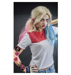 Harley Quinn Tattoo para completar o seu disfarce assutador