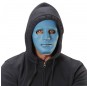 Máscara neutra azul para completar o seu fato Halloween e Carnaval